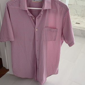 Peter milar short sleeve button down shirt